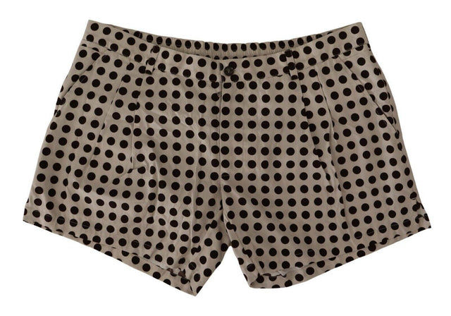 Dolce & Gabbana Elegant Polka Dot Cotton Shorts - Hilstor