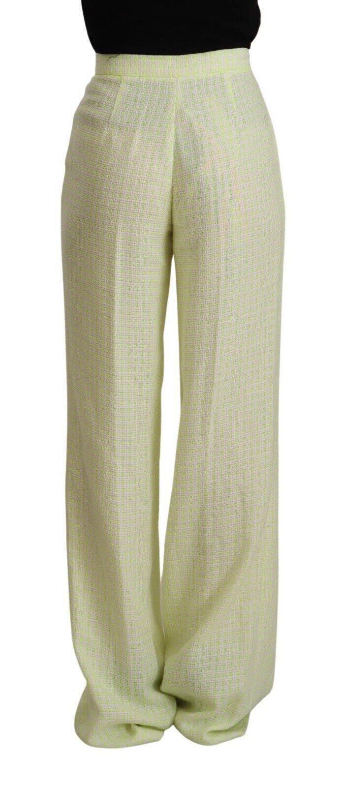 MSGM High-Waist Straight-Leg Chic Trousers - Hilstor