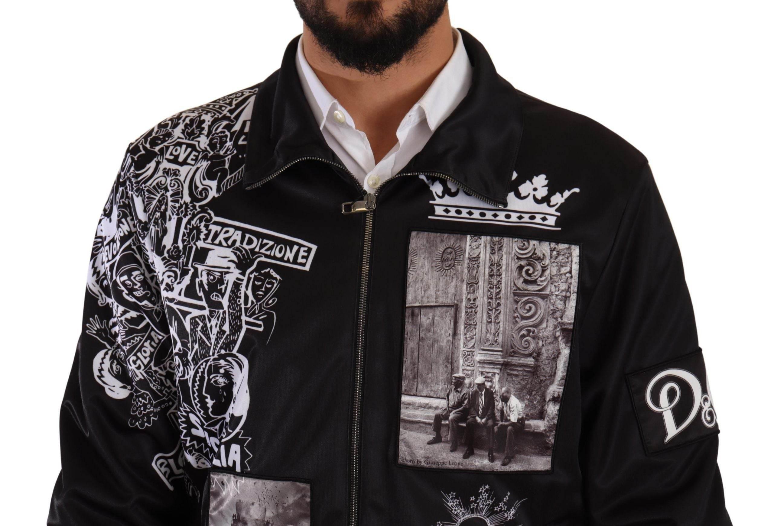 Dolce & Gabbana Stunning Superstizione Zip Sweater - Hilstor