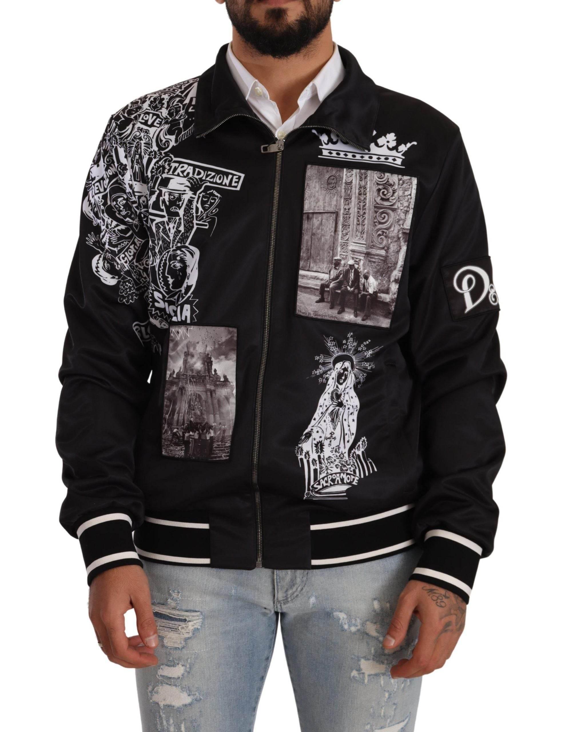 Dolce & Gabbana Stunning Superstizione Zip Sweater - Hilstor