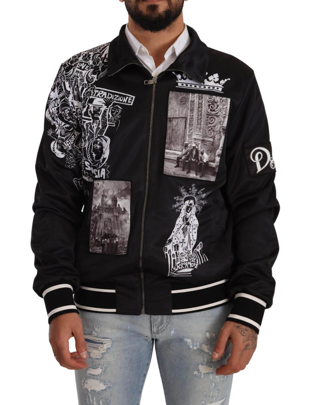 Dolce & Gabbana Stunning Superstizione Zip Sweater - Hilstor