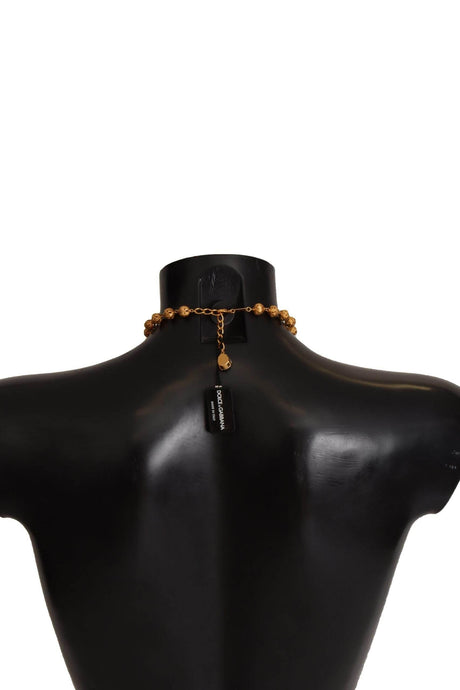 Dolce & Gabbana Multicolor Crystal Statement Necklace - Hilstor