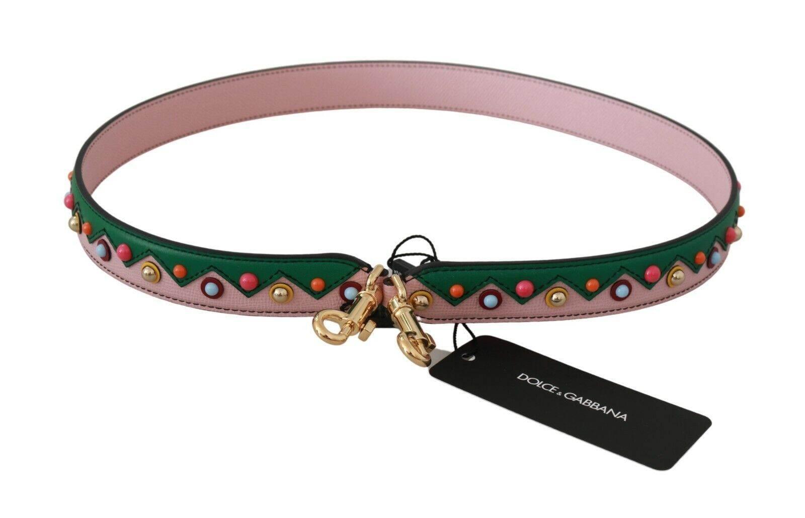 Dolce & Gabbana Elegant Multicolor Leather Shoulder Strap - Hilstor