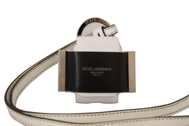 Dolce & Gabbana Chic Leather Airpods Case in Monochrome - Hilstor
