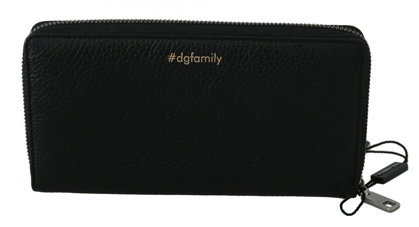Dolce & Gabbana Chic Black and Red Leather Continental Wallet - Hilstor