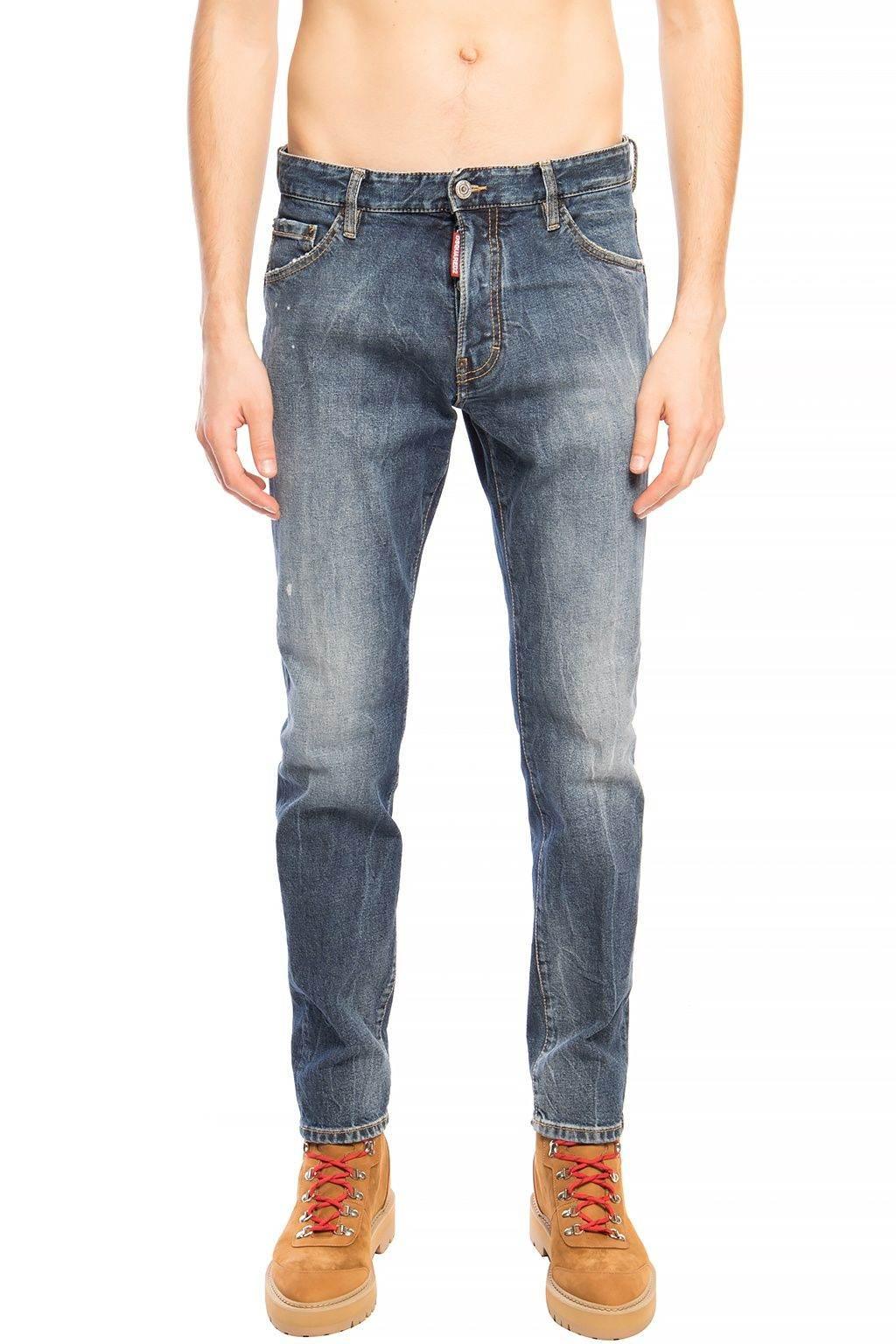 Dsquared² Blue Cotton Men Jeans - Hilstor