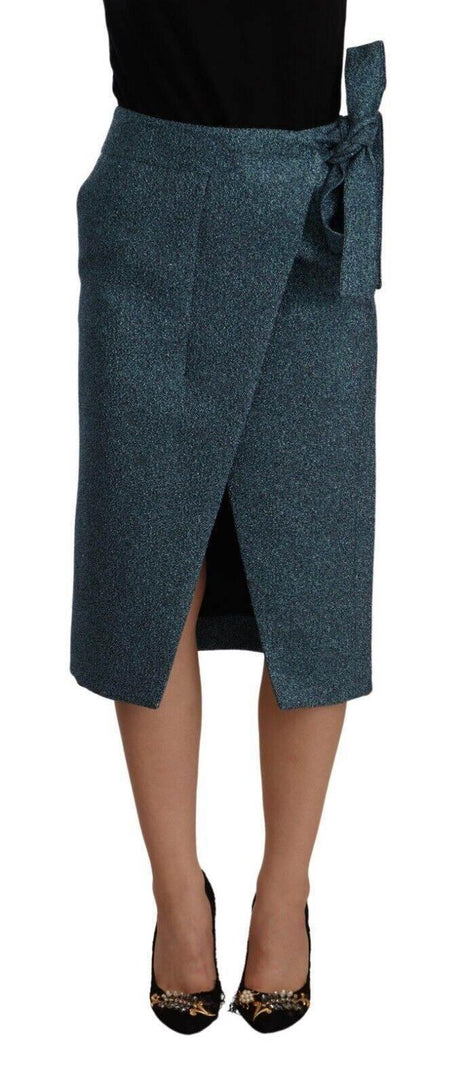 Koonhor Elegant High Waist Wrap Skirt - Hilstor