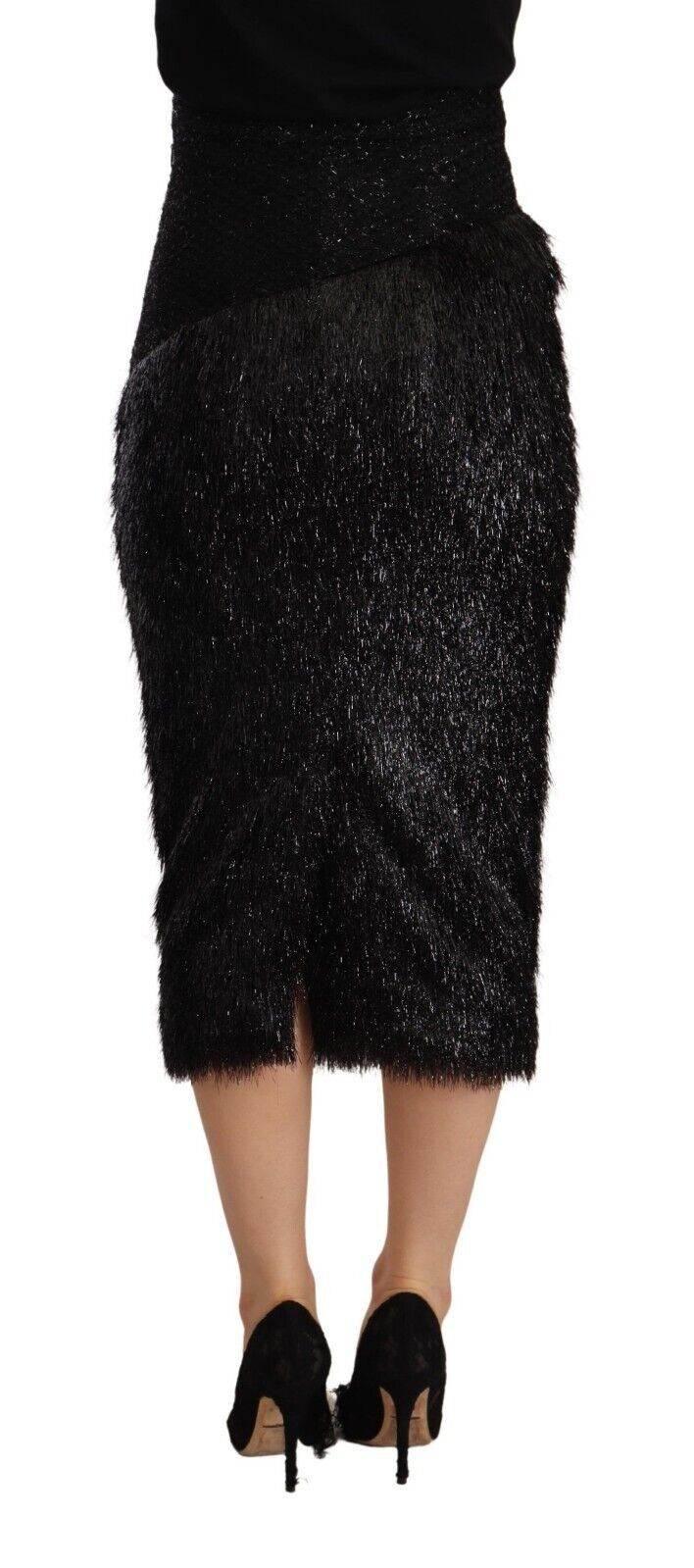Masha Ma Elegant High Waist Pencil Midi Skirt - Hilstor