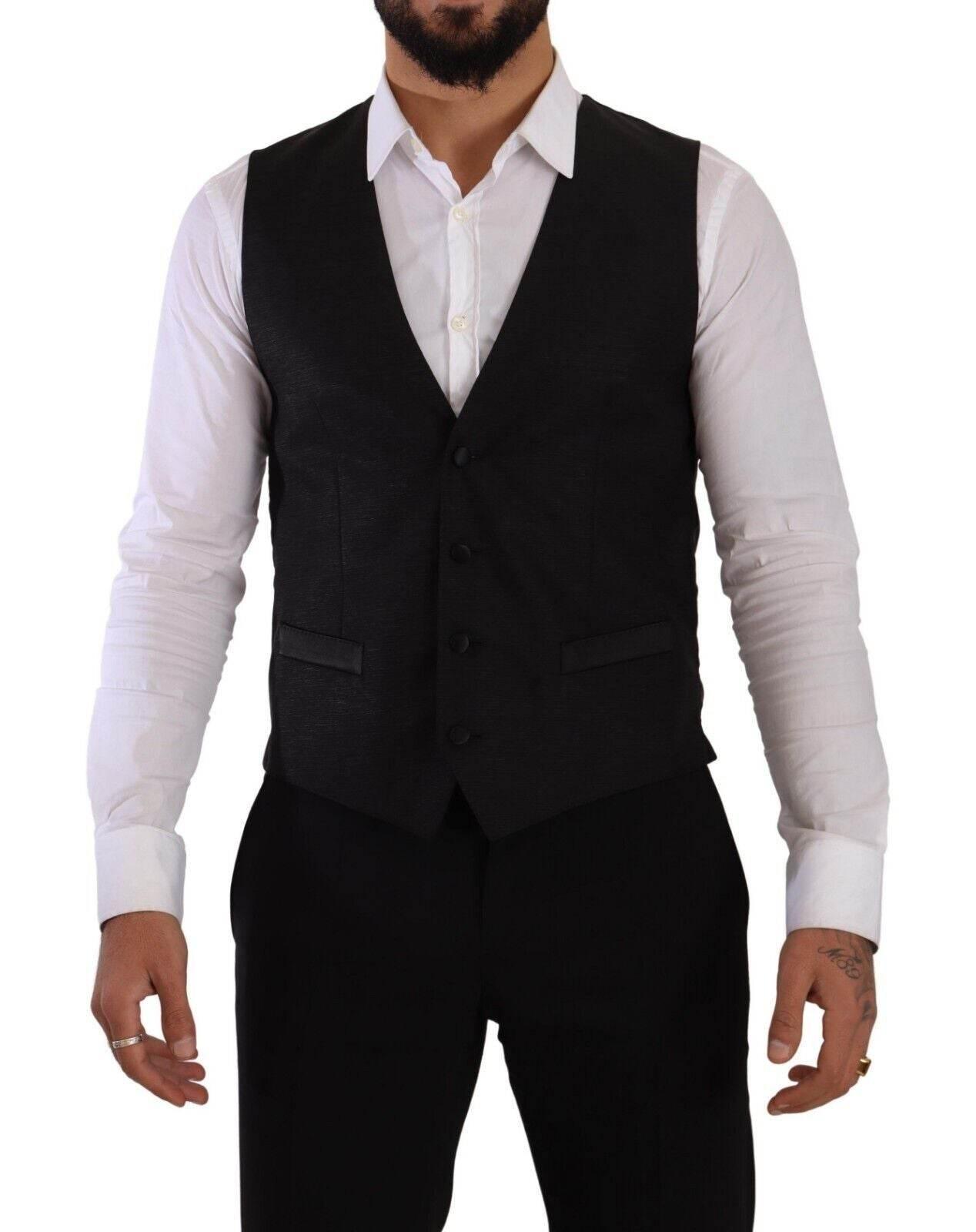 Dolce & Gabbana Black Slim Fit 2 Piece SICILIA Blazer - Hilstor