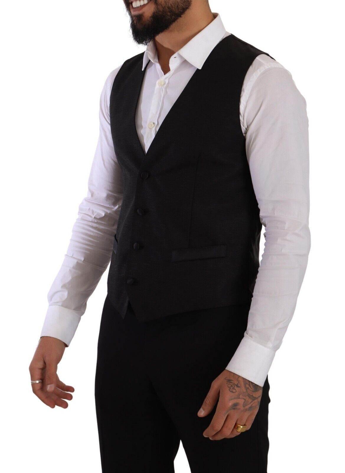 Dolce & Gabbana Black Slim Fit 2 Piece SICILIA Blazer - Hilstor