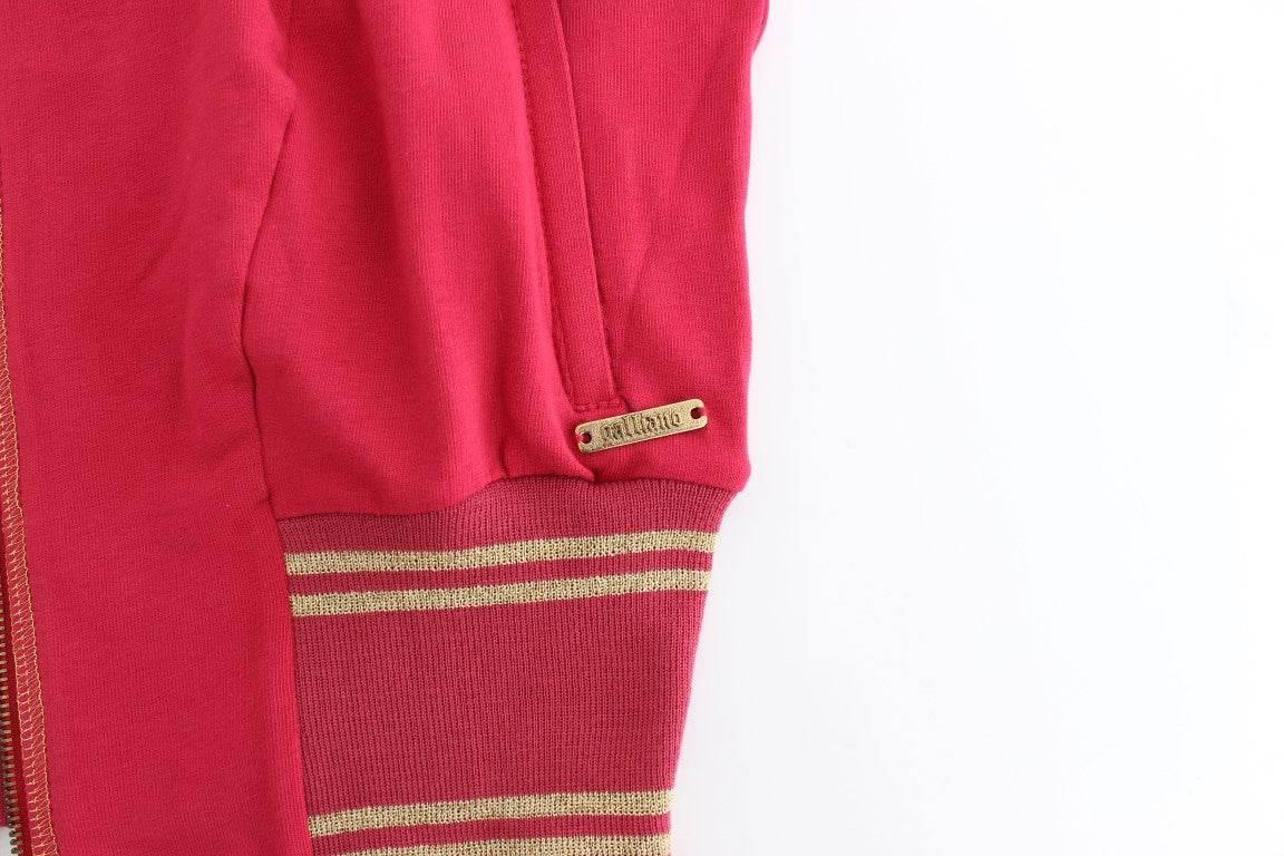 John Galliano Pink Mock Zip Cardigan Sweatshirt Sweater - Hilstor