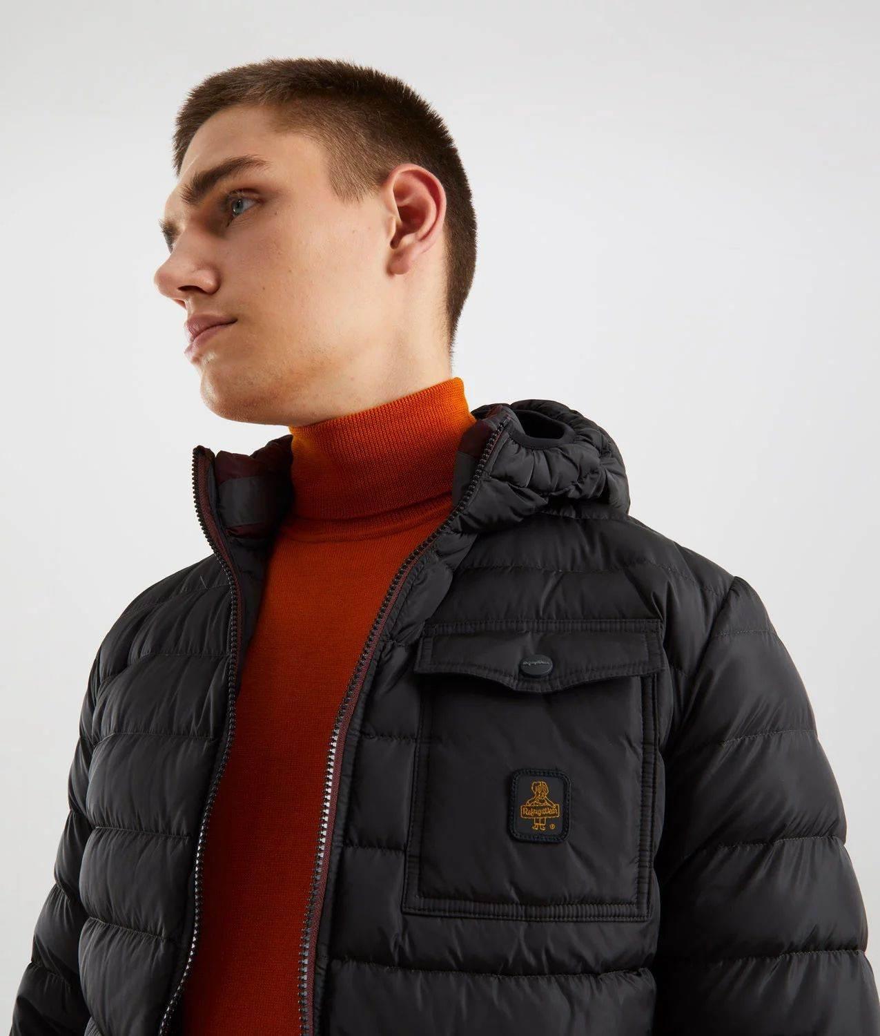 Refrigiwear Black Nylon Men's Jacket - Hilstor