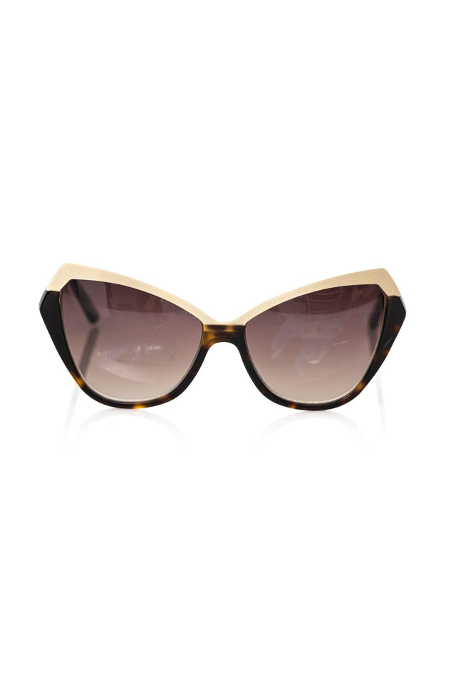 Frankie Morello Black Acetate Women's Sunglass - Hilstor