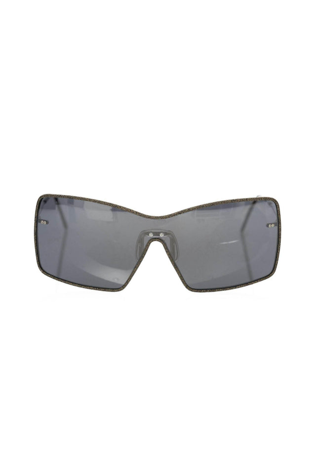 Frankie Morello Black Metallic Women Sunglass - Hilstor