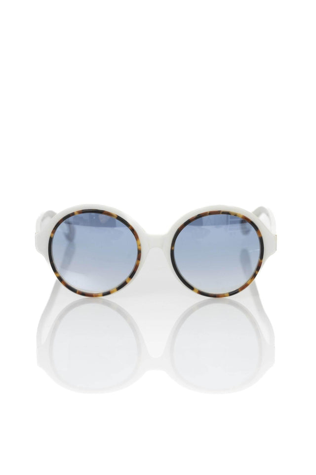 Frankie Morello White Acetate Women's Sunglass - Hilstor