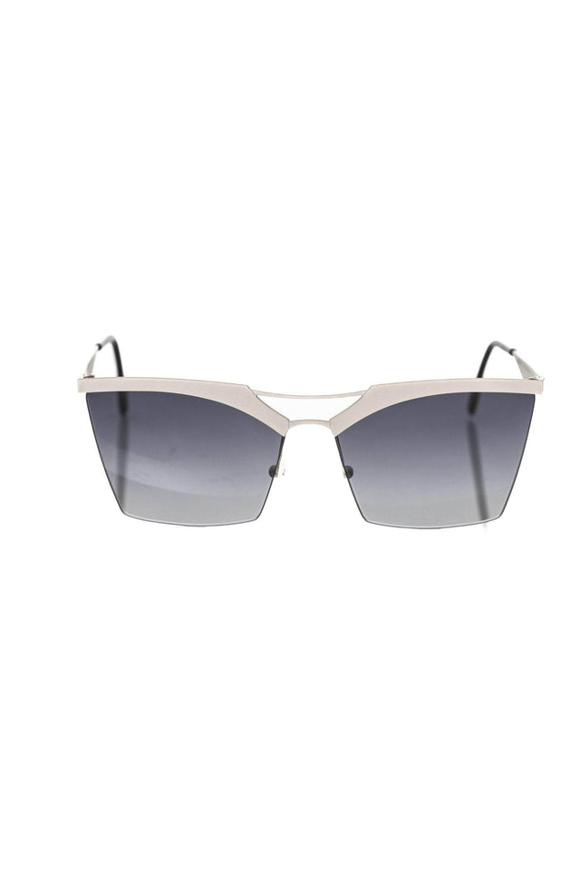 Frankie Morello Silver Metallic Fiber Women Sunglass - Hilstor