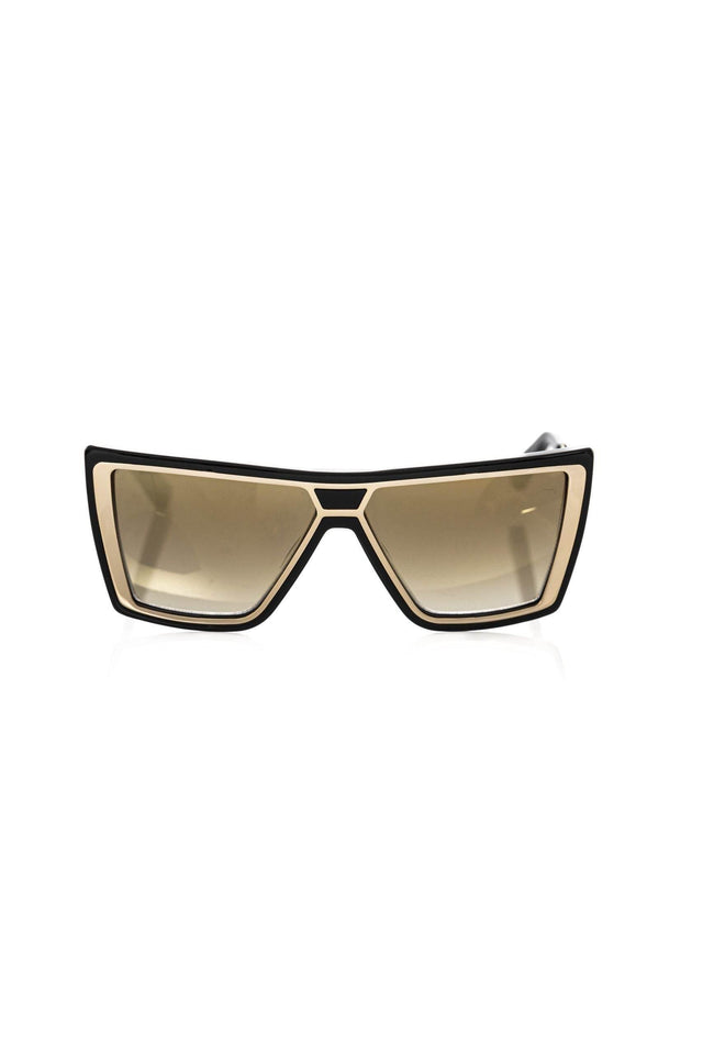 Frankie Morello Black Acetate Women's Sunglass - Hilstor