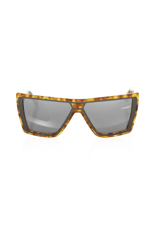 Frankie Morello Brown Acetate Women Sunglass - Hilstor