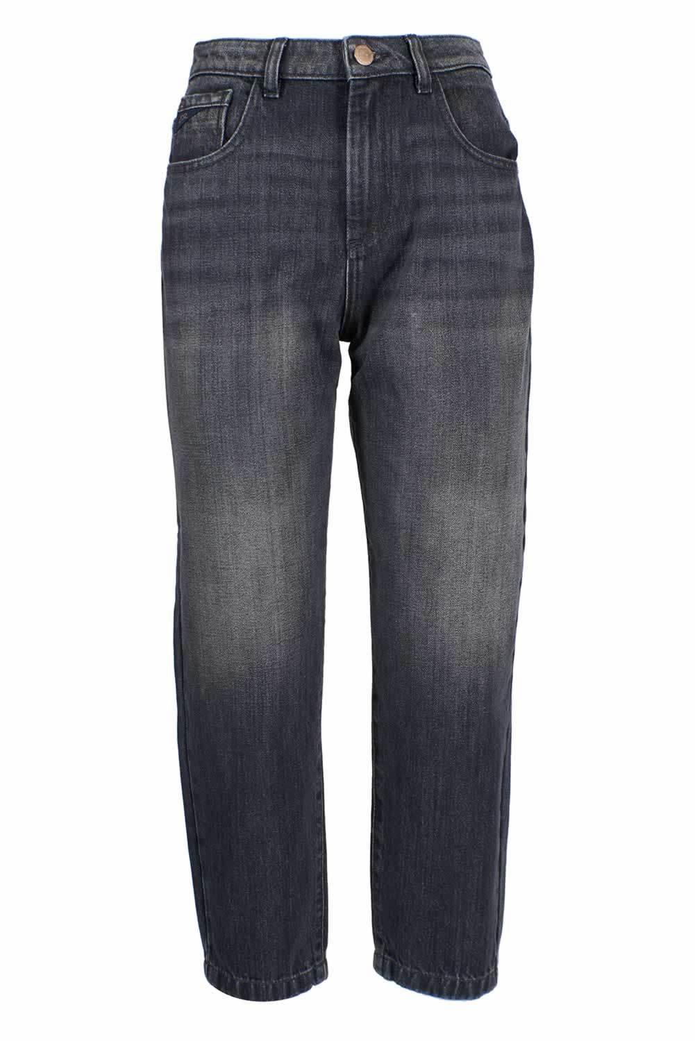 Yes Zee Black Cotton Women's High-Waisted Jeans - Hilstor