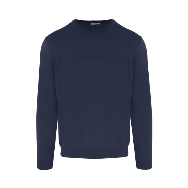 Malo Elegant Cashmere Roundneck Sweater in Chic Blue - Hilstor