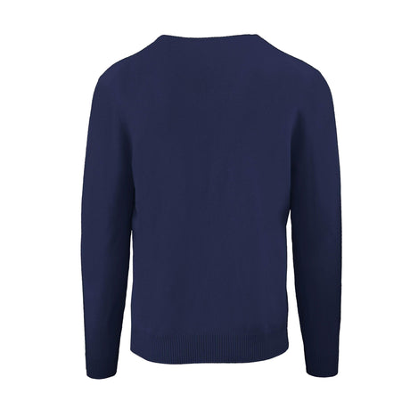Malo Elegant Cashmere Roundneck Sweater in Chic Blue - Hilstor