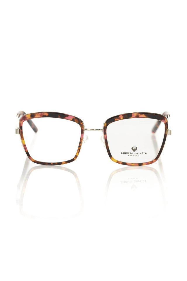 Frankie Morello Red Metallic Women's Eyeglass Frame - Hilstor
