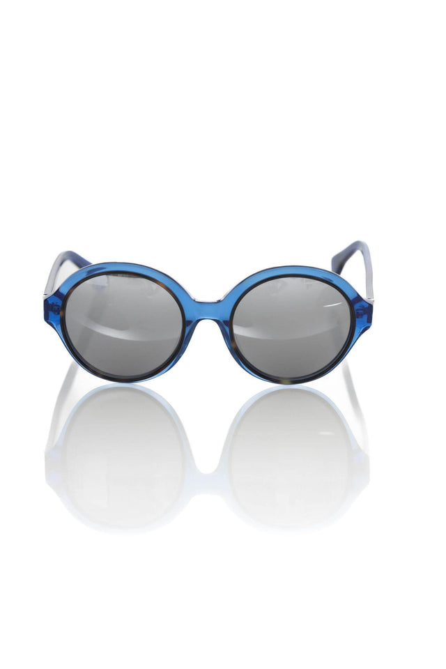 Frankie Morello Blue Acetate Women Sunglass - Hilstor