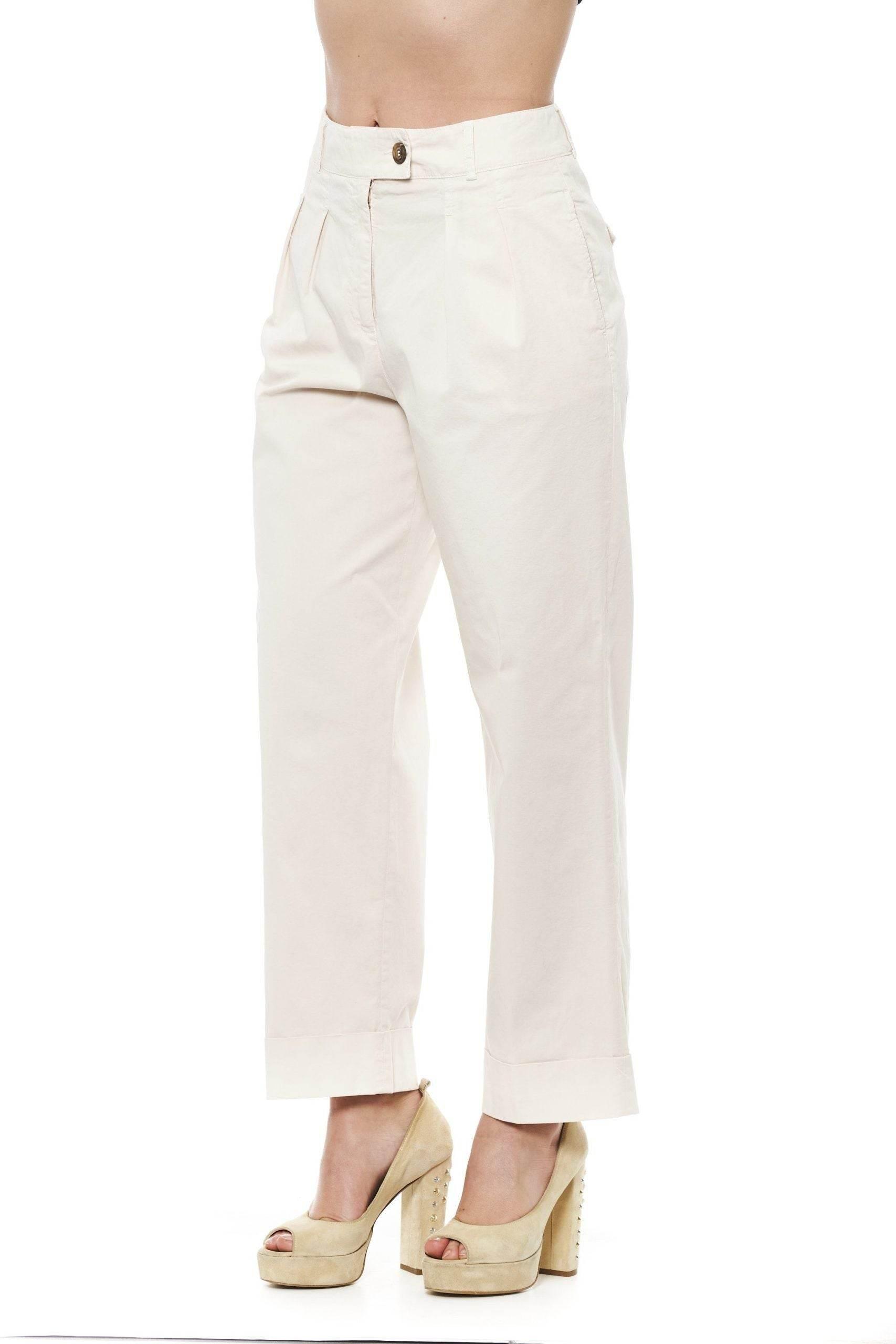 Peserico Beige Wide Palazzo Pants - Hilstor