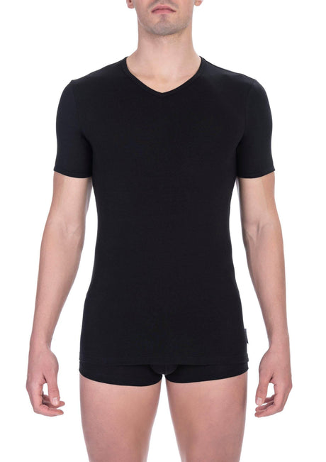 Bikkembergs Black Cotton Men T-Shirt - Hilstor