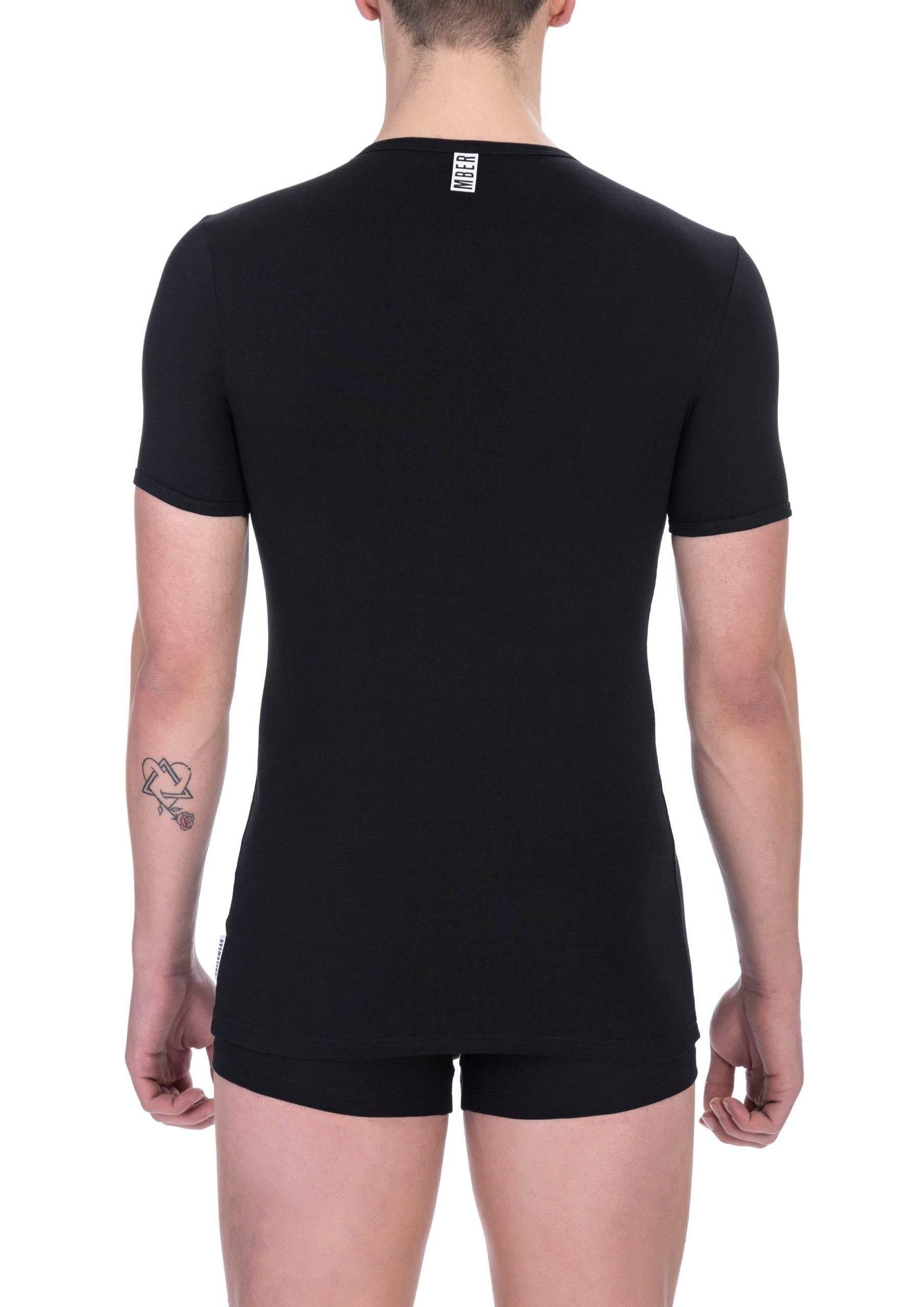Bikkembergs Black Cotton Men T-Shirt - Hilstor