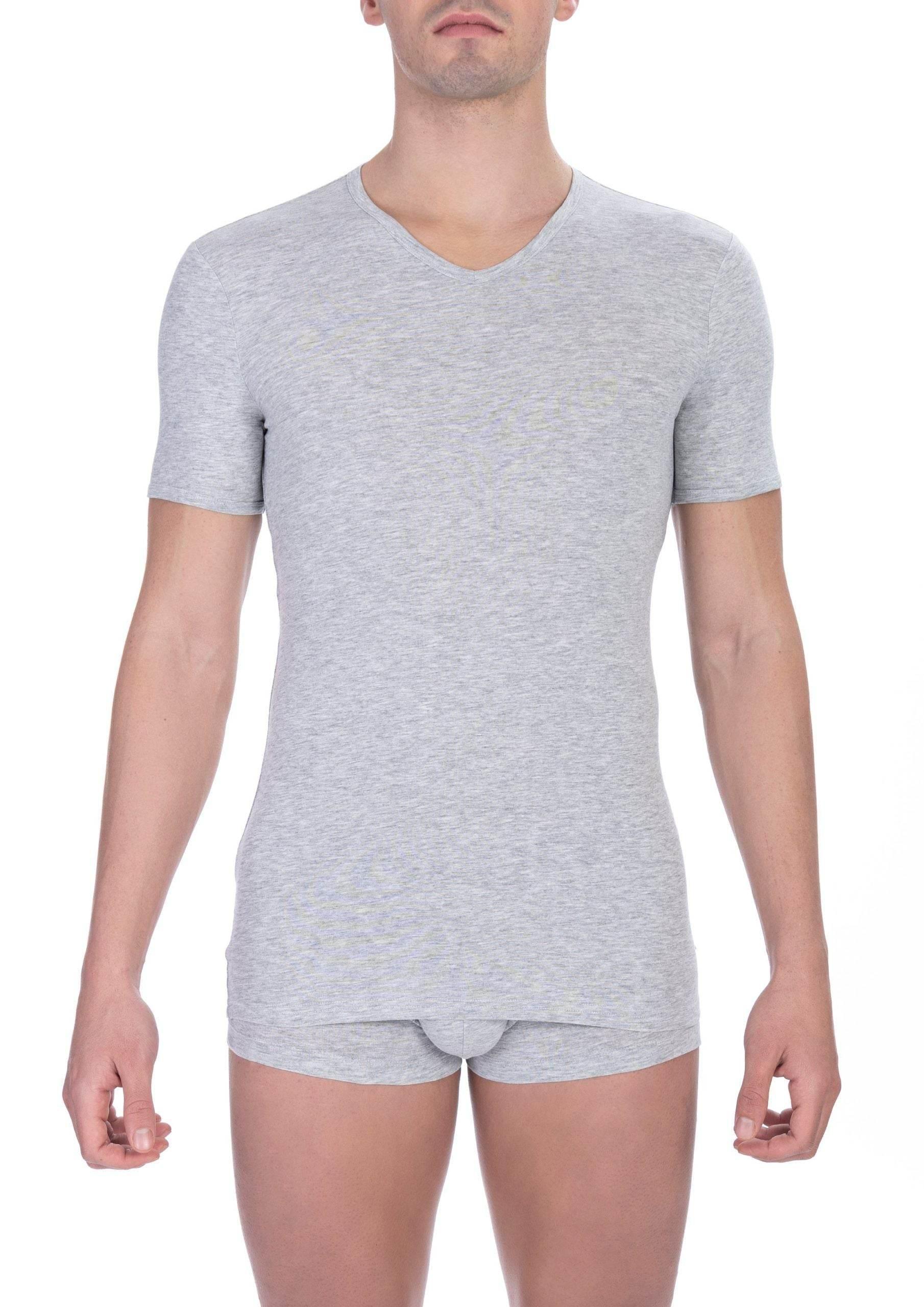 Bikkembergs Gray Cotton Men T-Shirt - Hilstor
