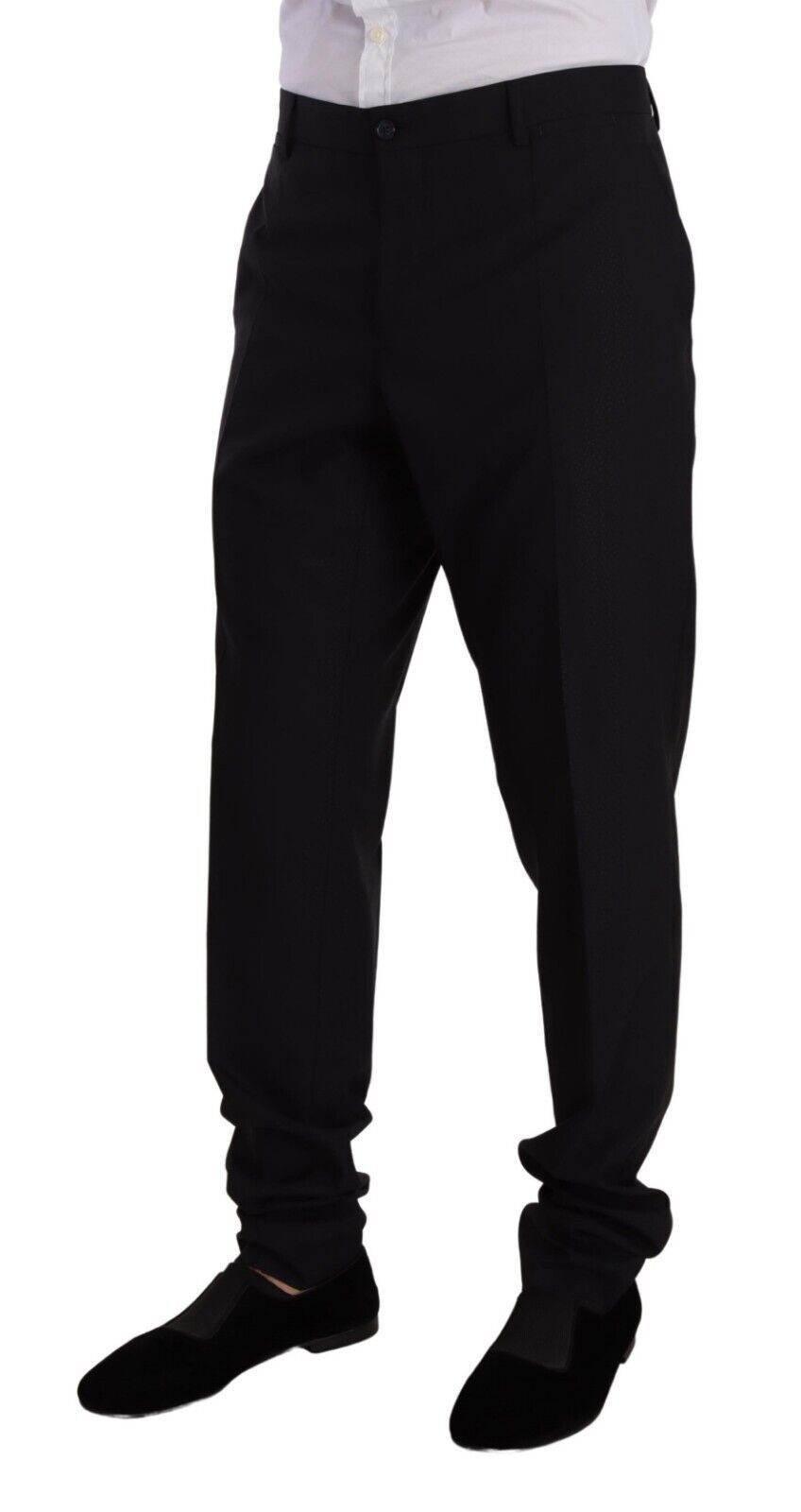 Dolce & Gabbana Blue GOLD Wool Single Breasted 2 Piece Suit - Hilstor