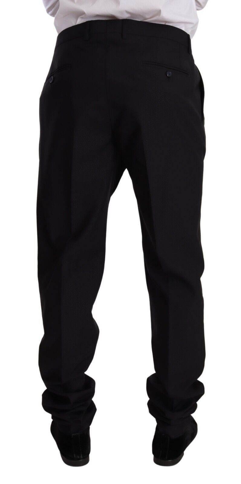 Dolce & Gabbana Blue GOLD Wool Single Breasted 2 Piece Suit - Hilstor
