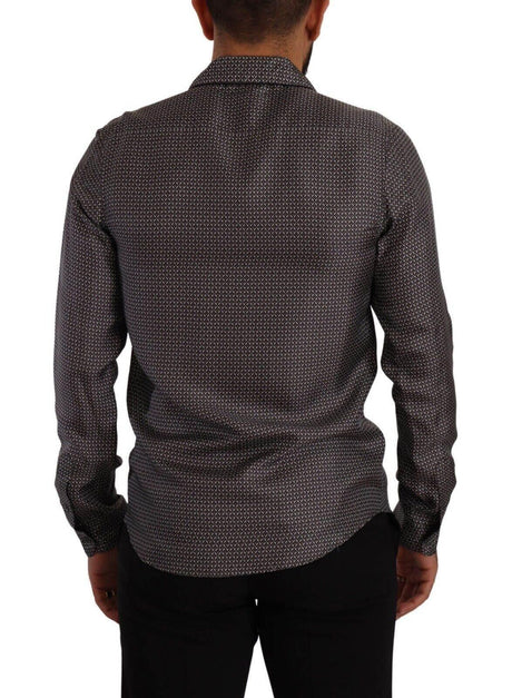 Dolce & Gabbana Elegant Silk Button Down Shirt - Hilstor