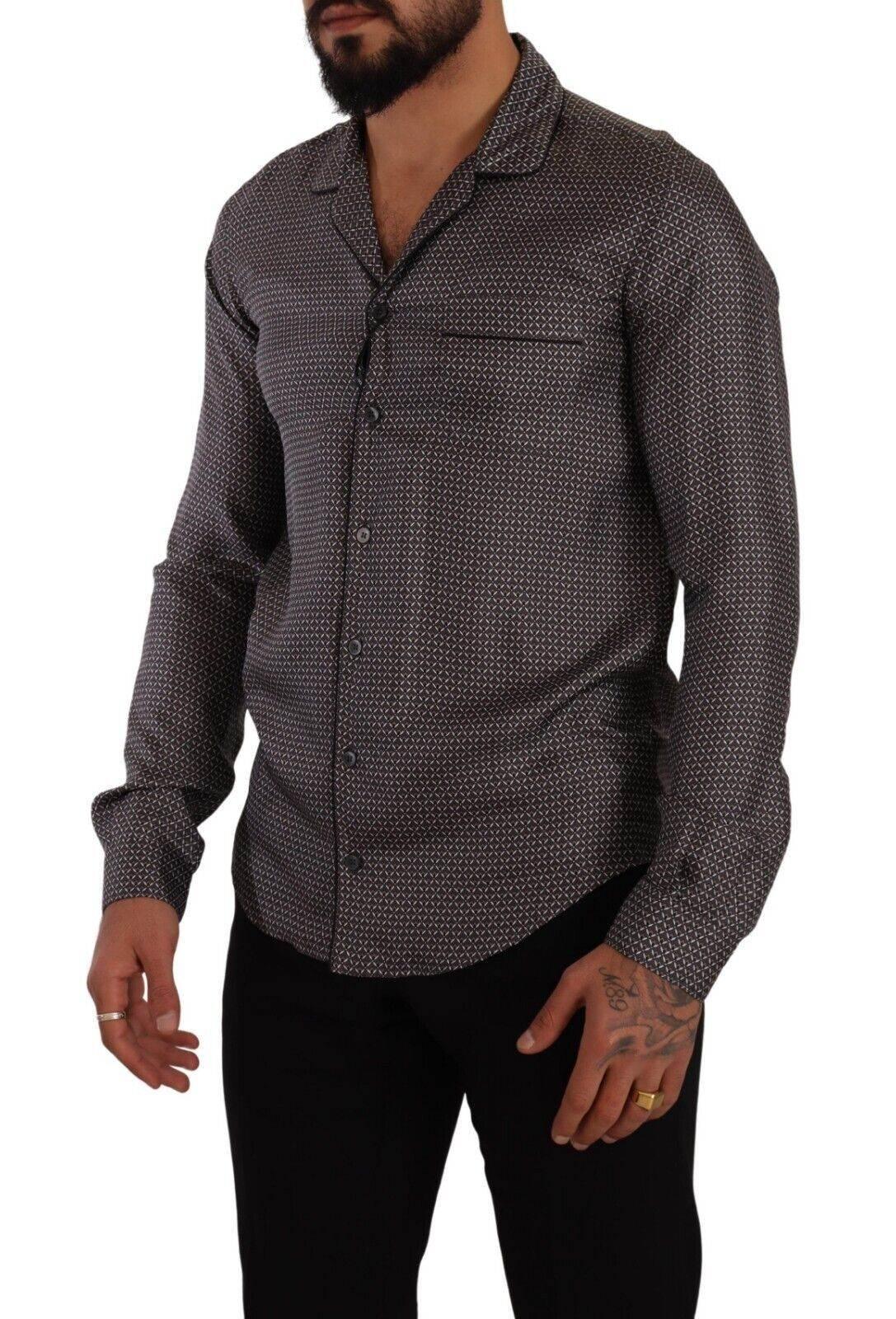 Dolce & Gabbana Elegant Silk Button Down Shirt - Hilstor
