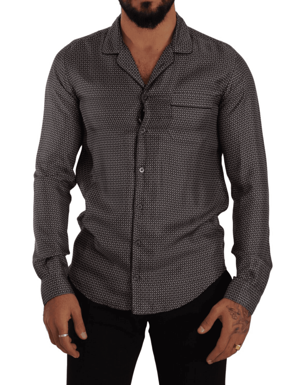 Dolce & Gabbana Elegant Silk Button Down Shirt - Hilstor