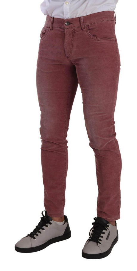 Dolce & Gabbana Elegant Slim Fit Corduroy Jeans - Hilstor
