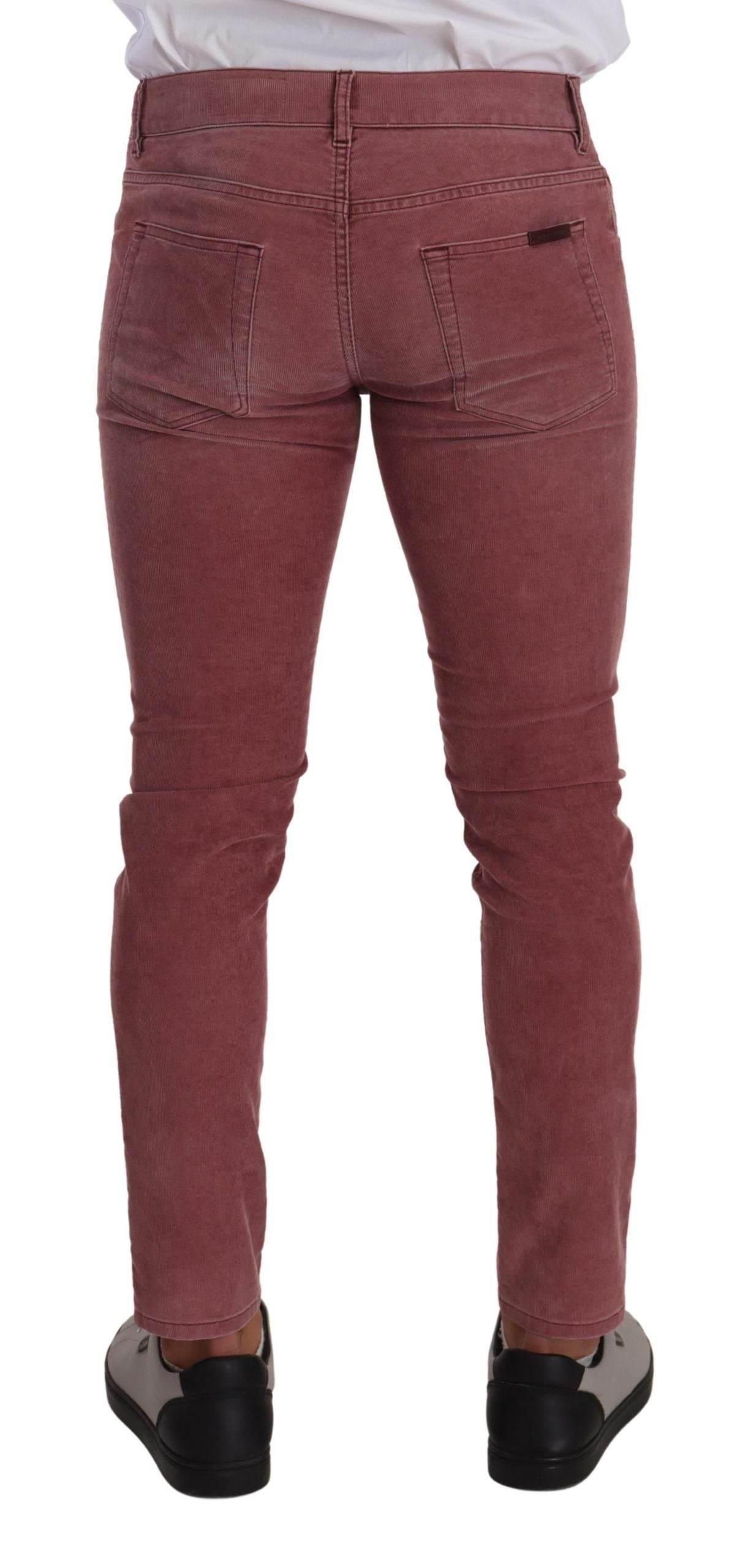 Dolce & Gabbana Elegant Slim Fit Corduroy Jeans - Hilstor