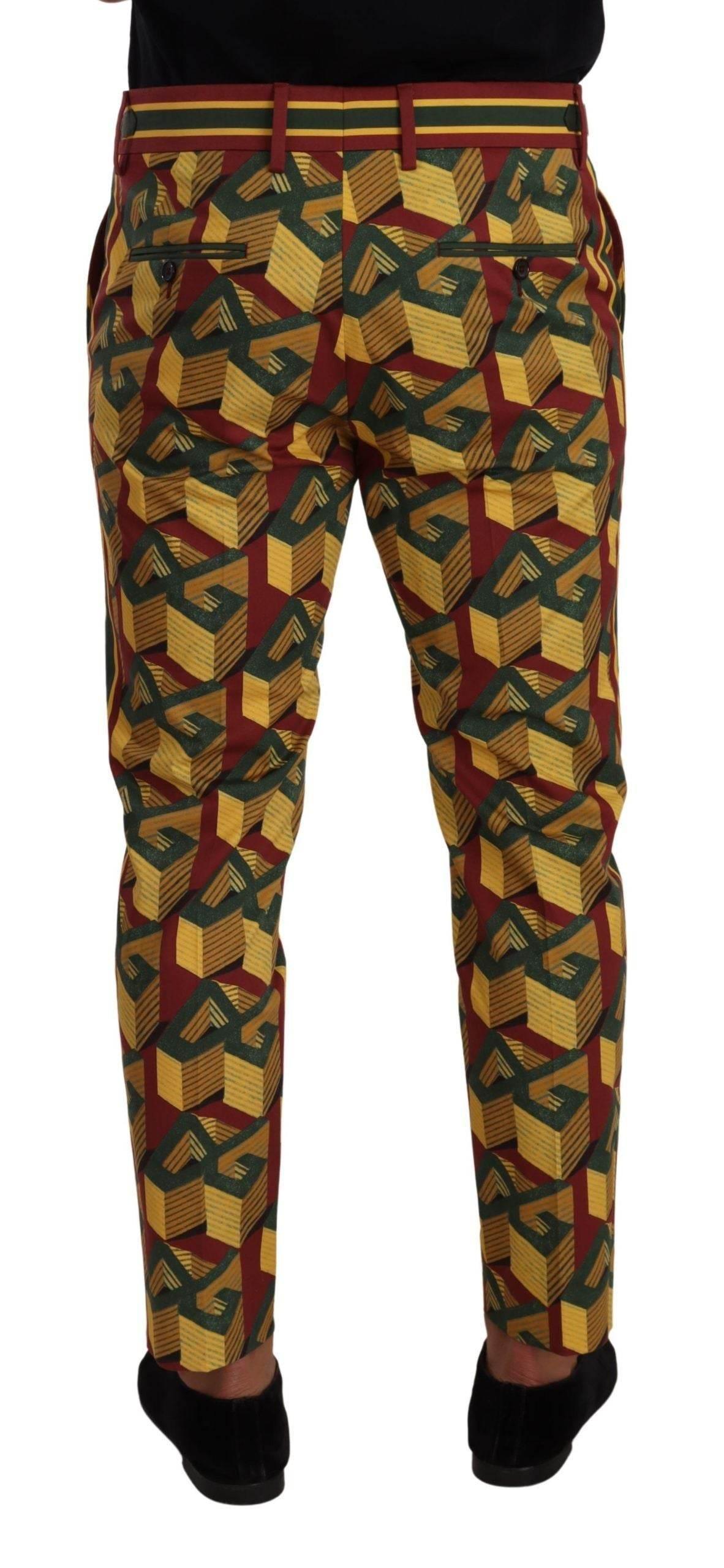 Dolce & Gabbana Elegant Multicolor Tapered Pants for Men - Hilstor