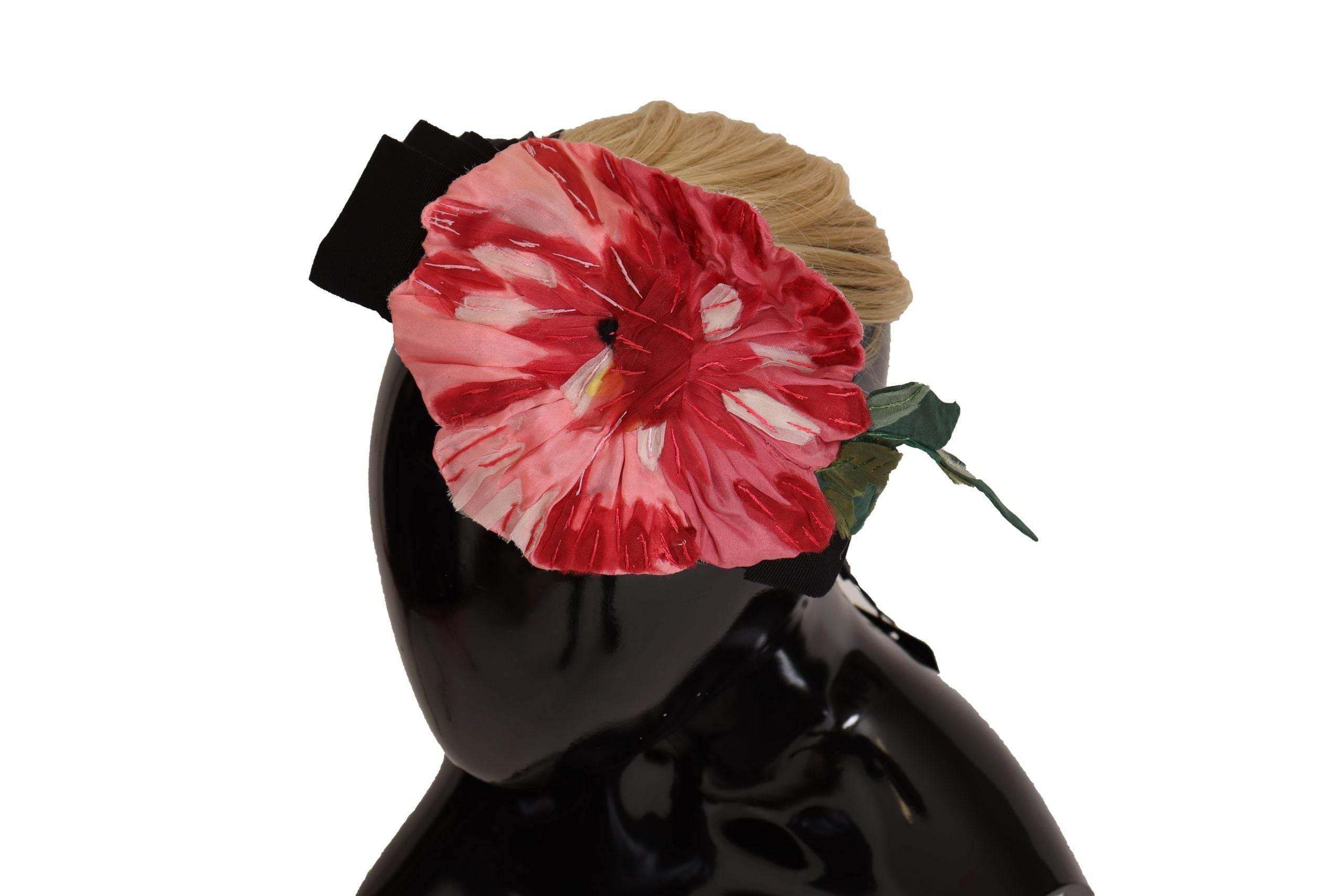 Dolce & Gabbana Elegant Silk-Blend Diadem Headband - Hilstor