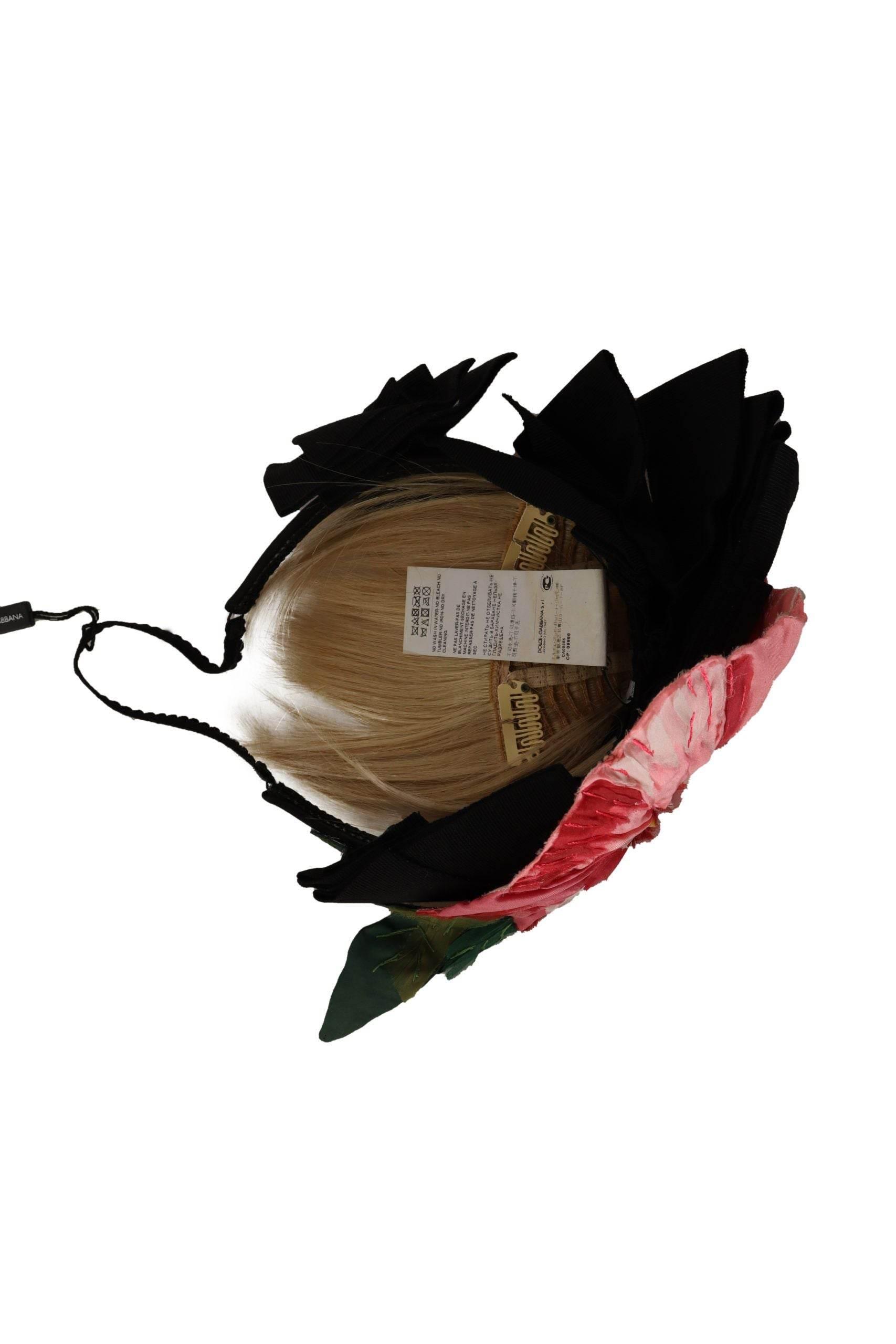 Dolce & Gabbana Elegant Silk-Blend Diadem Headband - Hilstor