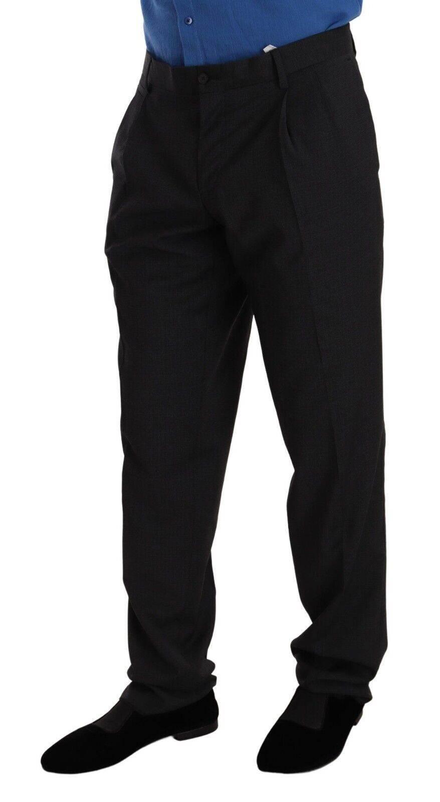 Dolce & Gabbana Gray Dress Trouser VENTANNI Dress Pants - Hilstor