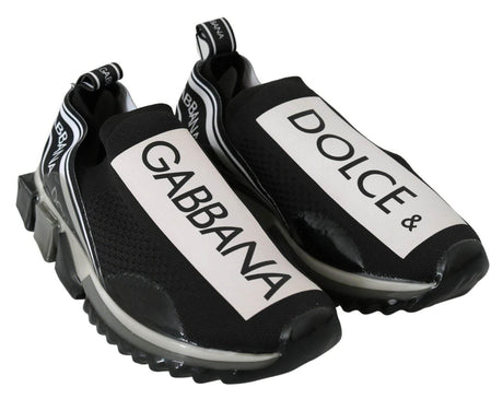 Dolce & Gabbana Dapper Black Casual Sport Sneakers - Hilstor