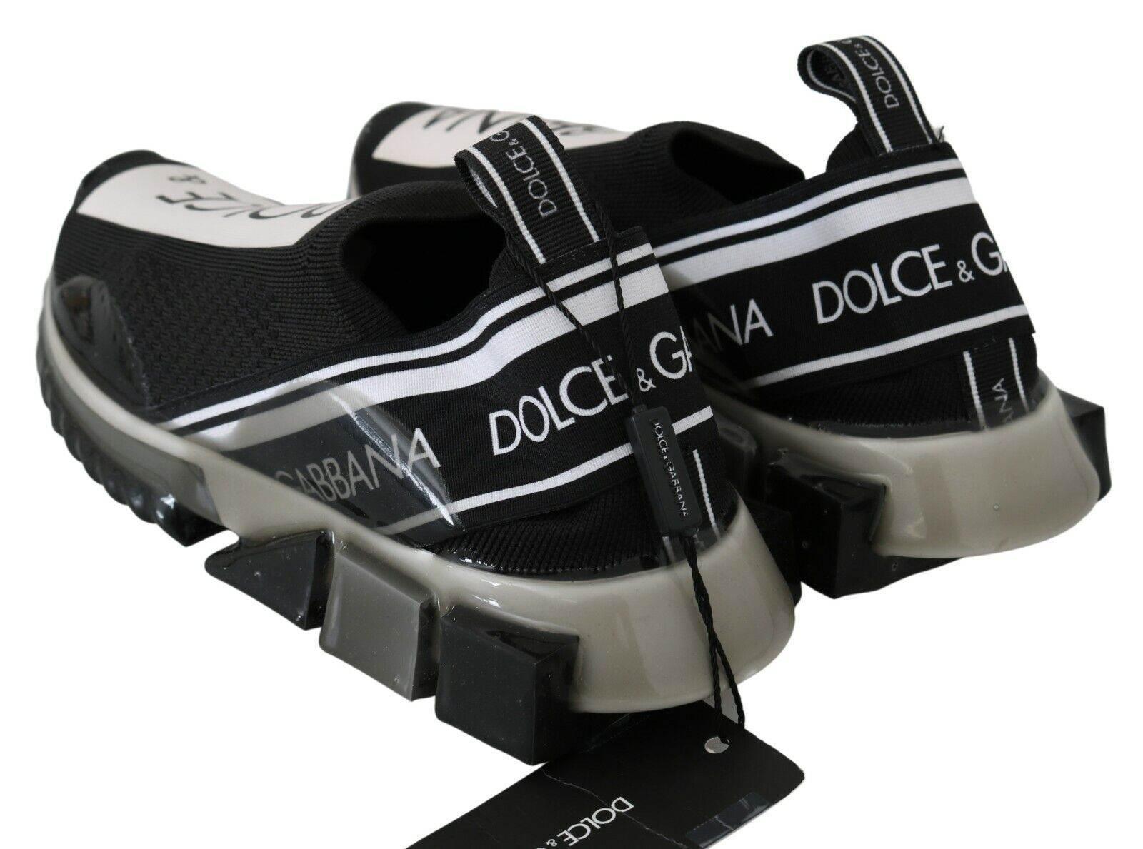 Dolce & Gabbana Dapper Black Casual Sport Sneakers - Hilstor