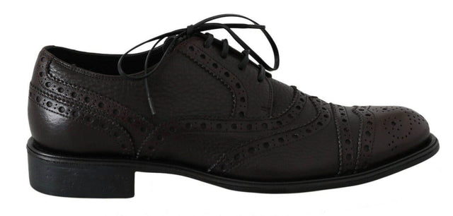 Dolce & Gabbana Elegant Wingtip Derby Dress Shoes - Hilstor