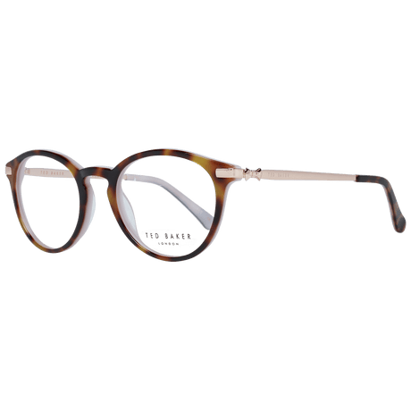 Ted Baker Chic Brown Round Full-Rim Fashion Frames - Hilstor