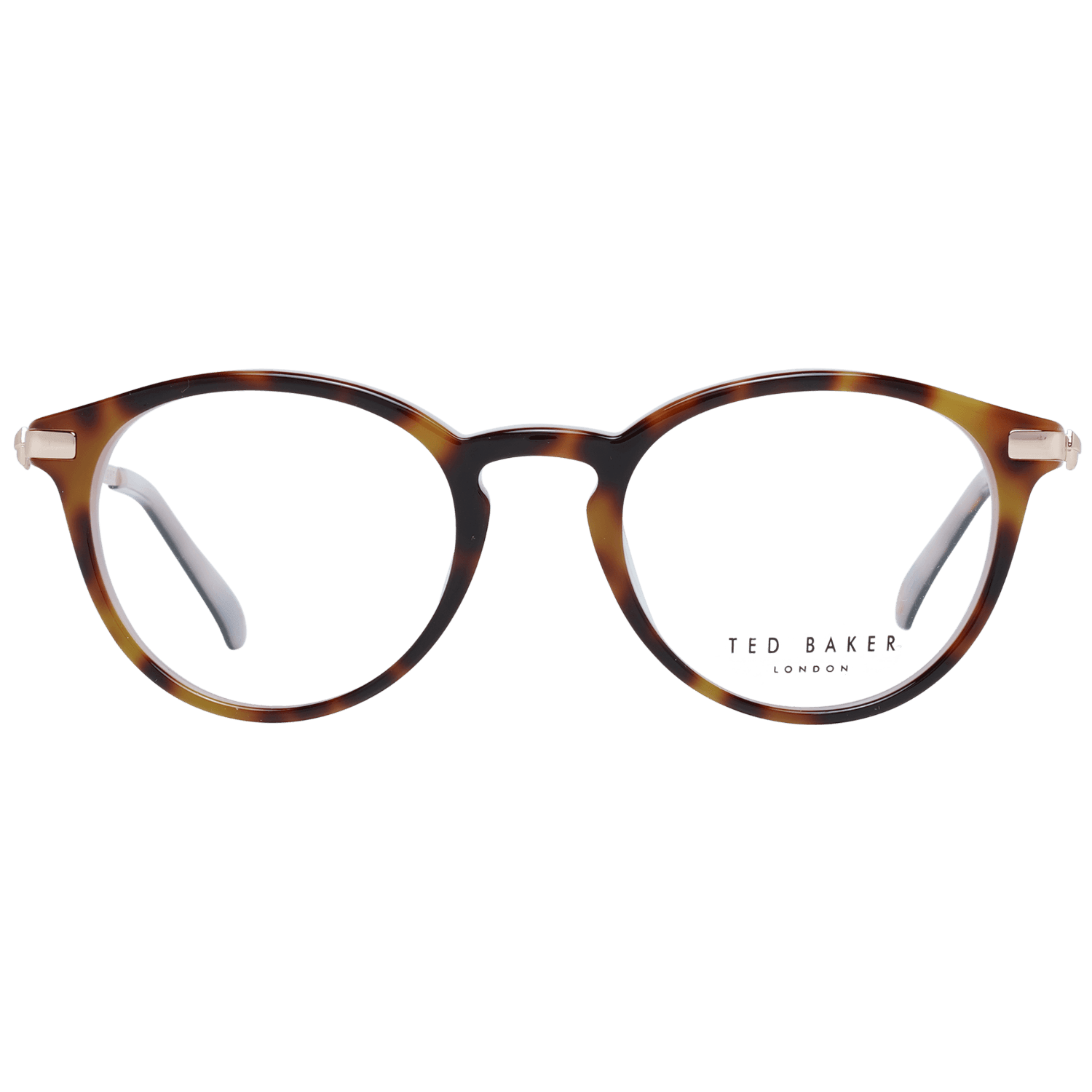 Ted Baker Chic Brown Round Full-Rim Fashion Frames - Hilstor
