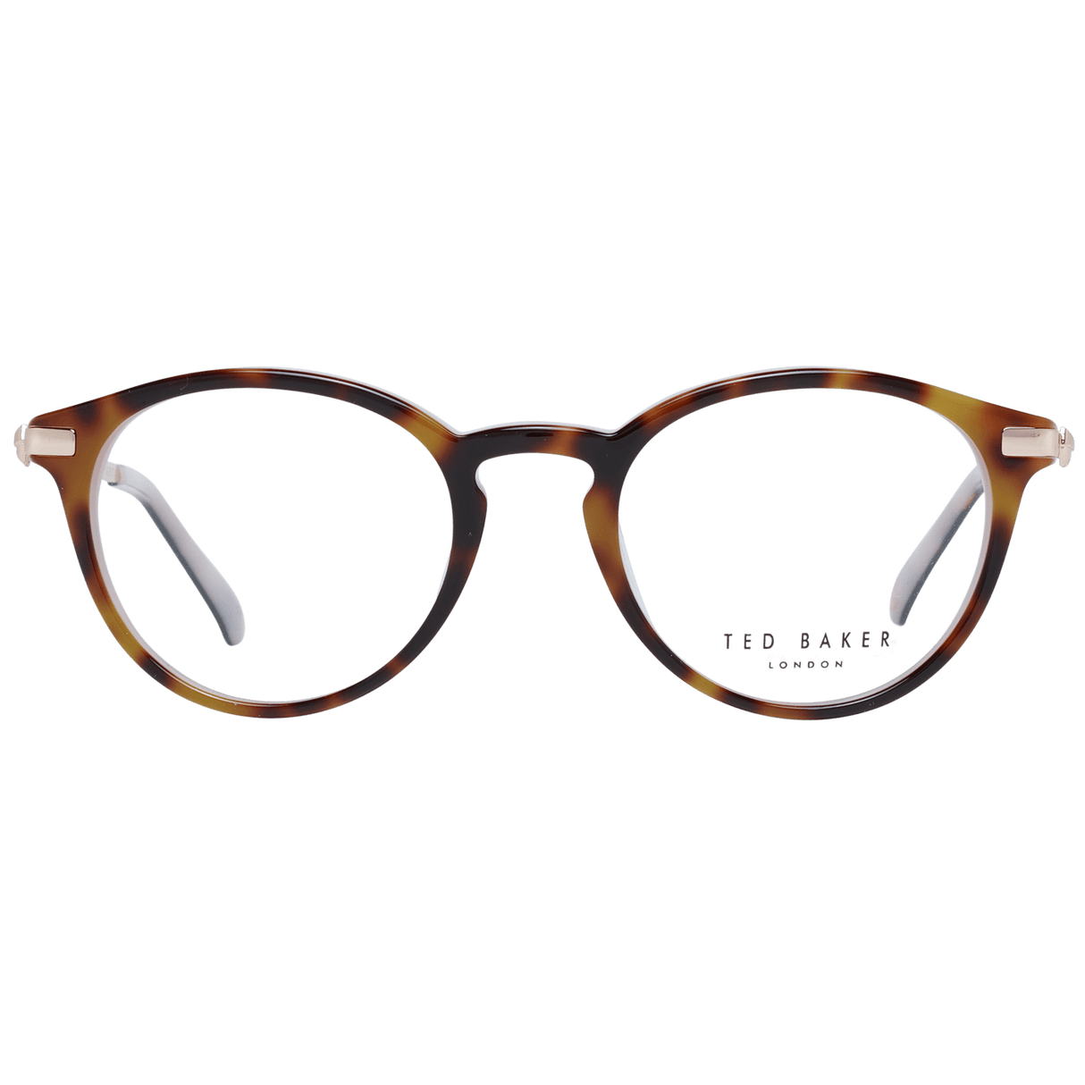 Ted Baker Chic Brown Round Full-Rim Fashion Frames - Hilstor