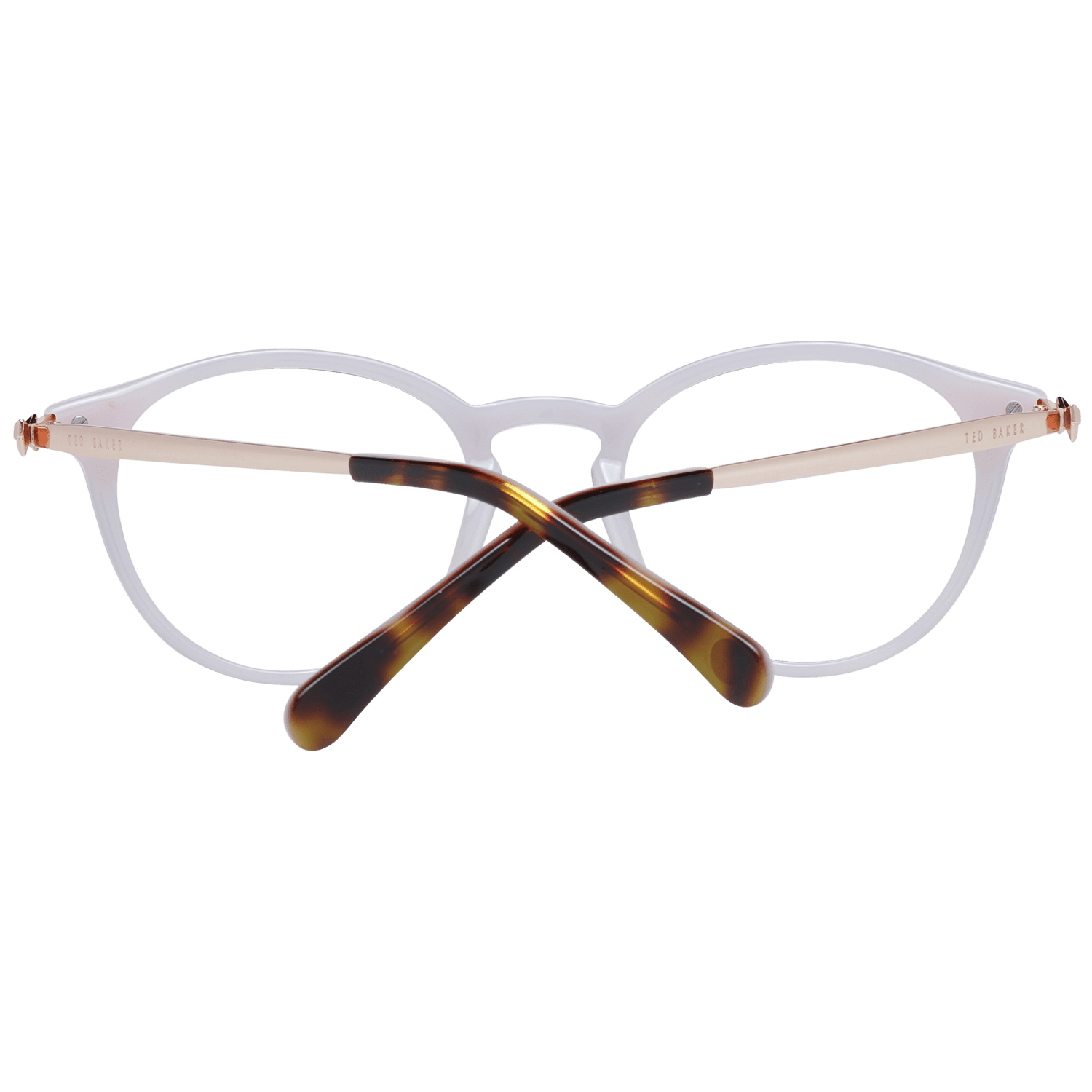 Ted Baker Chic Brown Round Full-Rim Fashion Frames - Hilstor