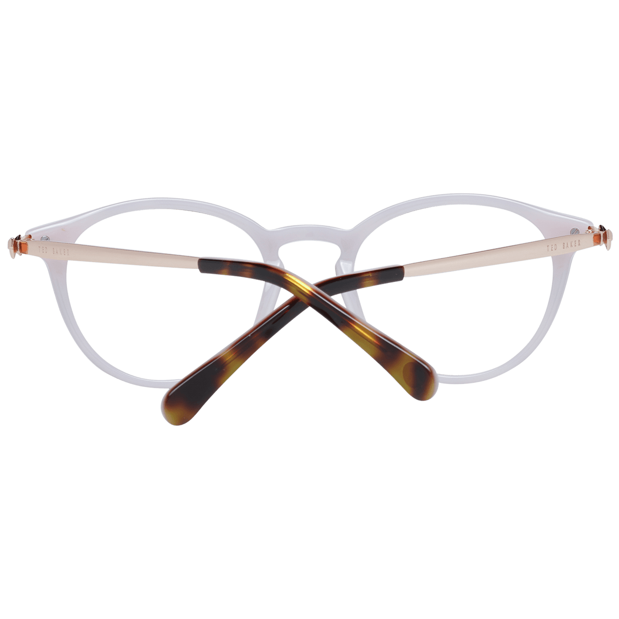 Ted Baker Chic Brown Round Full-Rim Fashion Frames - Hilstor